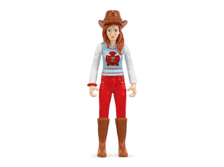 Schleich Hannah mit Weihnachtspullover