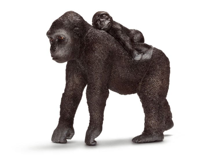 Schleich 14662 Gorilla Weibchen mit Baby