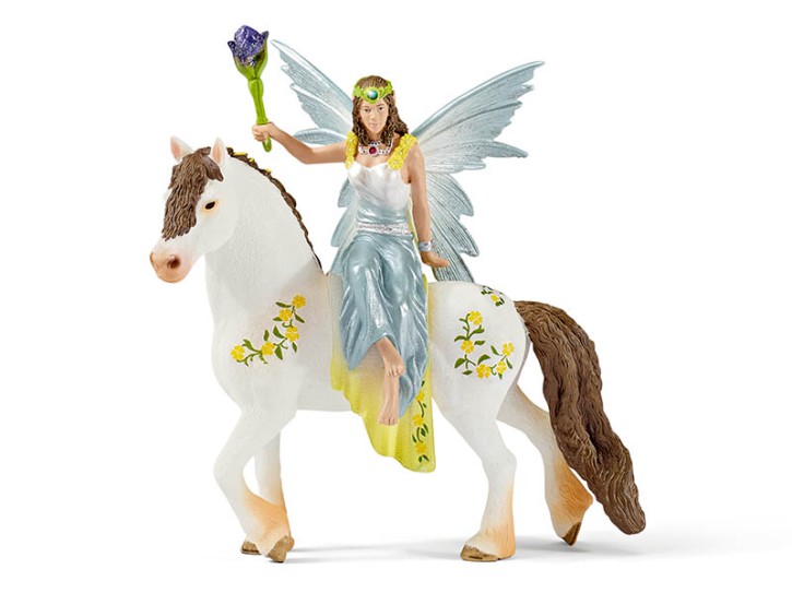 Schleich 70516 Eyela in feslicher Kleidung, reitend