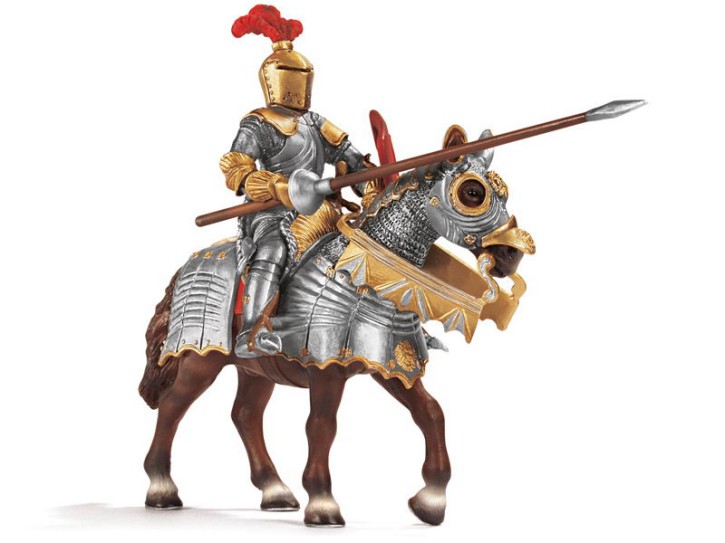 Schleich 70017 Ritter mit Lanze auf Pferd
