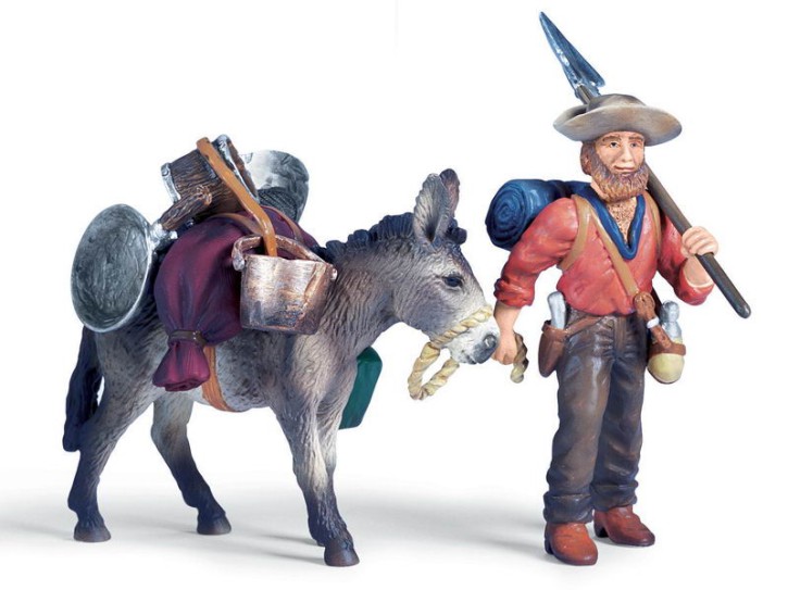 Schleich 70310 Goldsucher mit Packesel