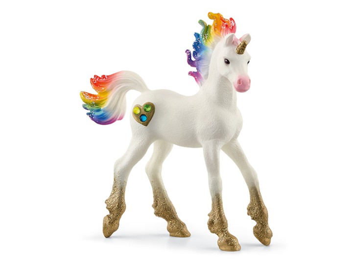 Schleich 70727 Regenbogeneinhorn, Fohlen