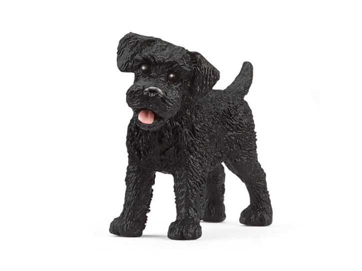 Schleich Zwergschnautzer schwarz Sonderbemalung