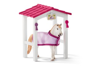 Schleich 42368 Pferdebox mit Lusitano Stute