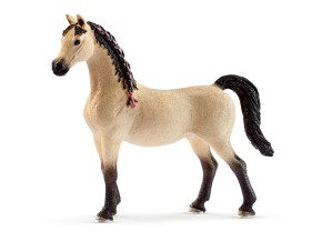 Schleich 42369 Pferdebox mit Arabern und Pferdepflegerin