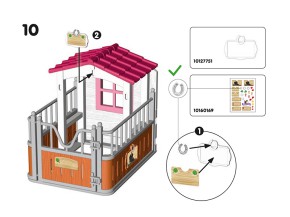 Schleich Pferdebox mit Dach