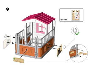 Schleich Pferdebox mit Dach