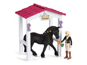 Schleich 42437 Pferdebox mit Tori & Princess