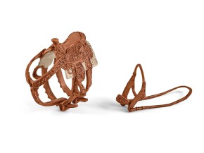 Schleich Westernsattel, Zaum u. Lasso